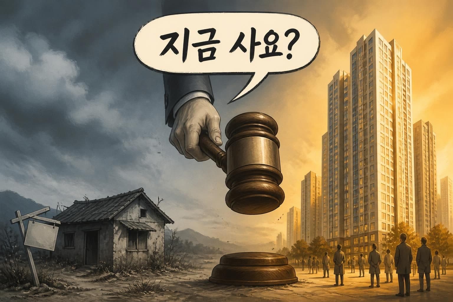 [경매] 상반기 58% 급증에 대통령이 공공매입 시사 — 실수요자가 확인할 3가지